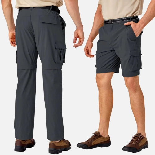 Calça Masculina 2 em 1 cinza - Aoba Comprei