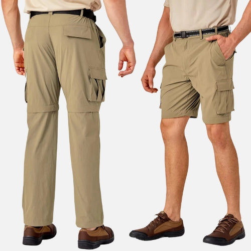 Calça Masculina 2 em 1 khaki  - Aoba Comprei