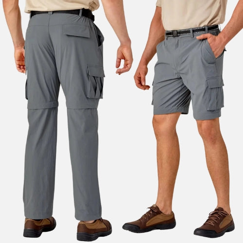 Calça Masculina 2 em 1 cinza - Aoba Comprei